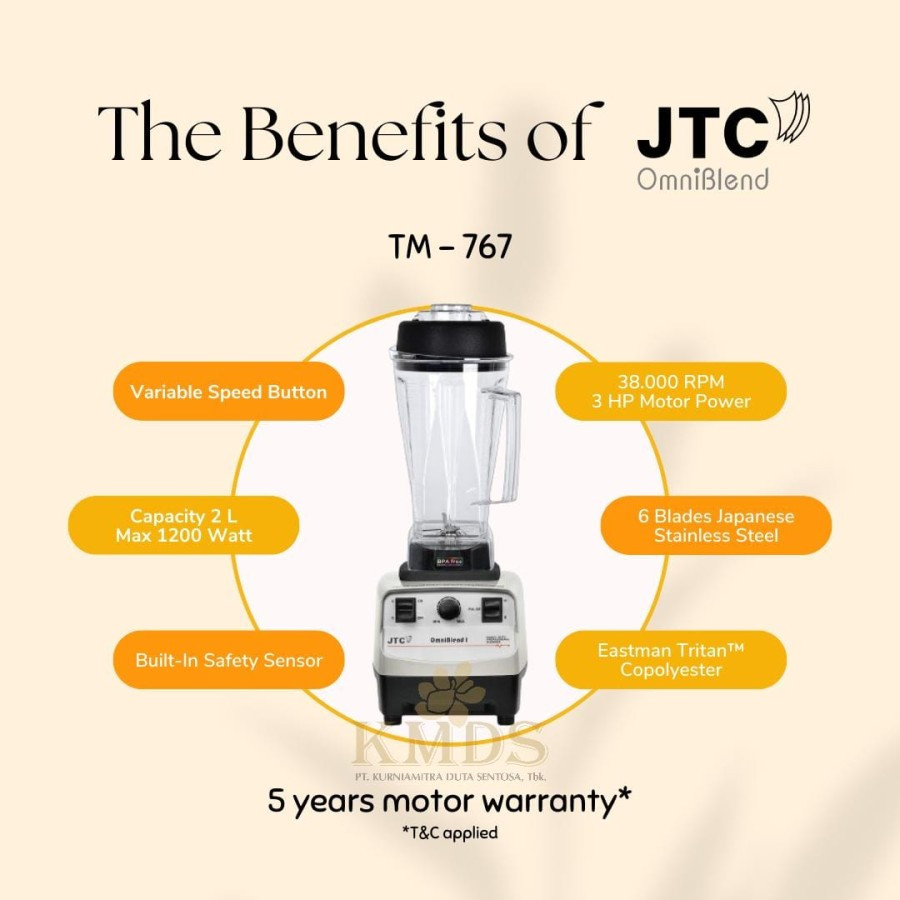 Blender JTC OmniBlend TM-767 series