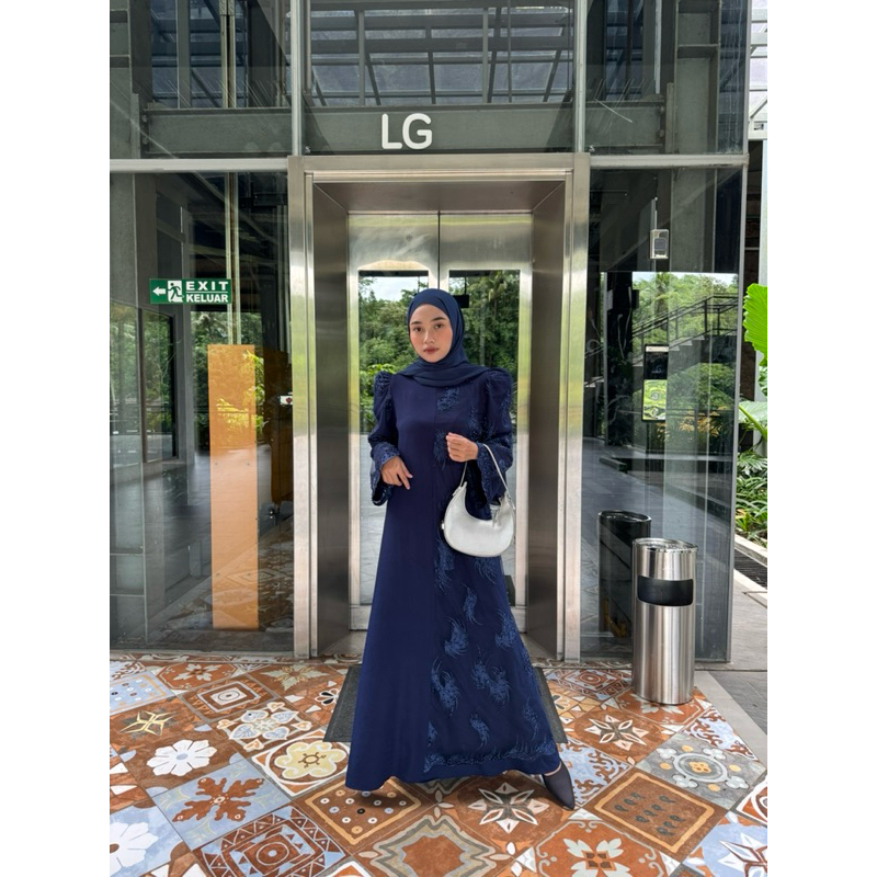 Aliya Gamis, Gamis Lebaran, Outfit Lebaran -Kezia Label