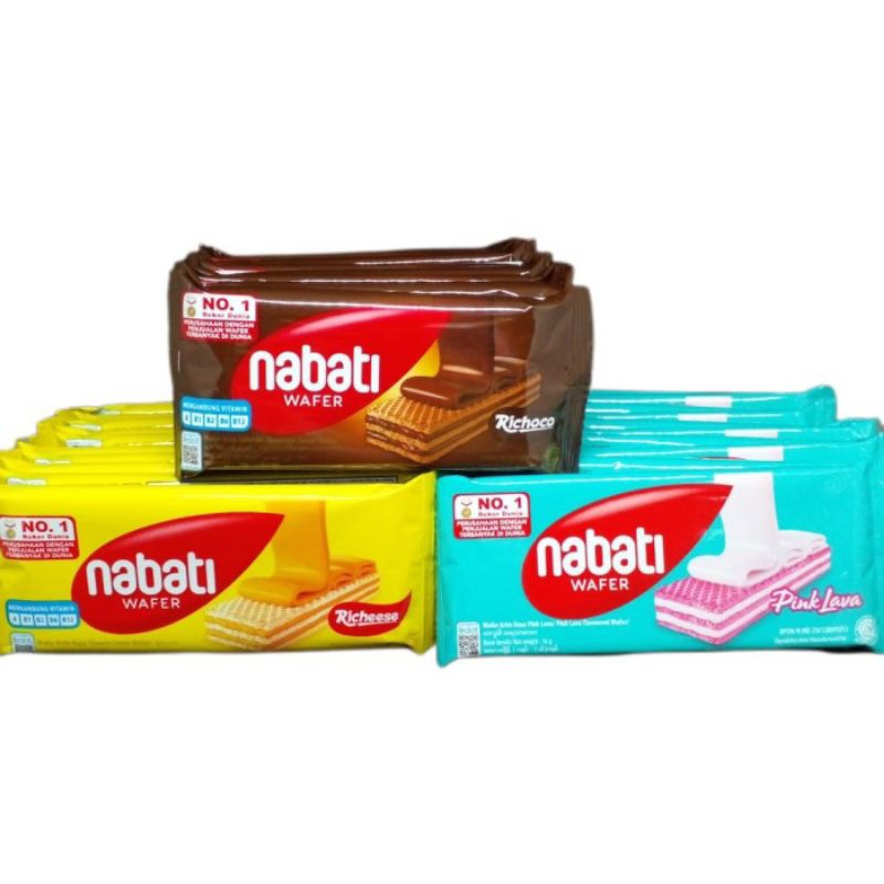 

Nabati Wafer 1 pack isi 10pcs @16gr