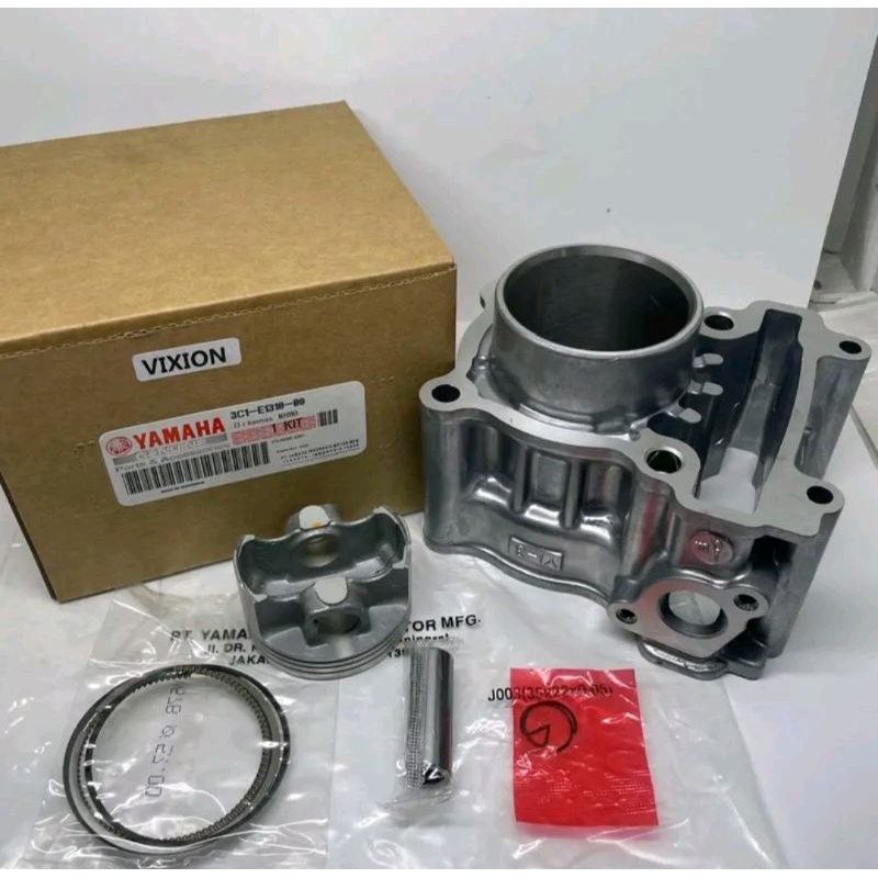 Block seher + piston ( 3C1 / IPA) motor yamaha vixion old lama / vixion new baru / R15 / yamaha xabr