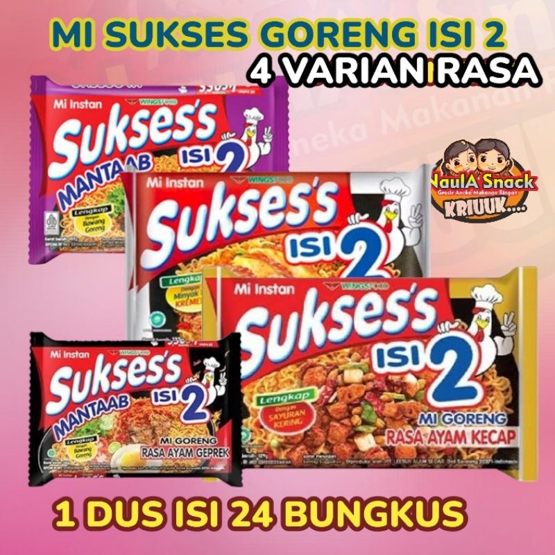 

Mie Sukses Goreng Isi 2 1 dus isi 24 bungkus all varian rasa