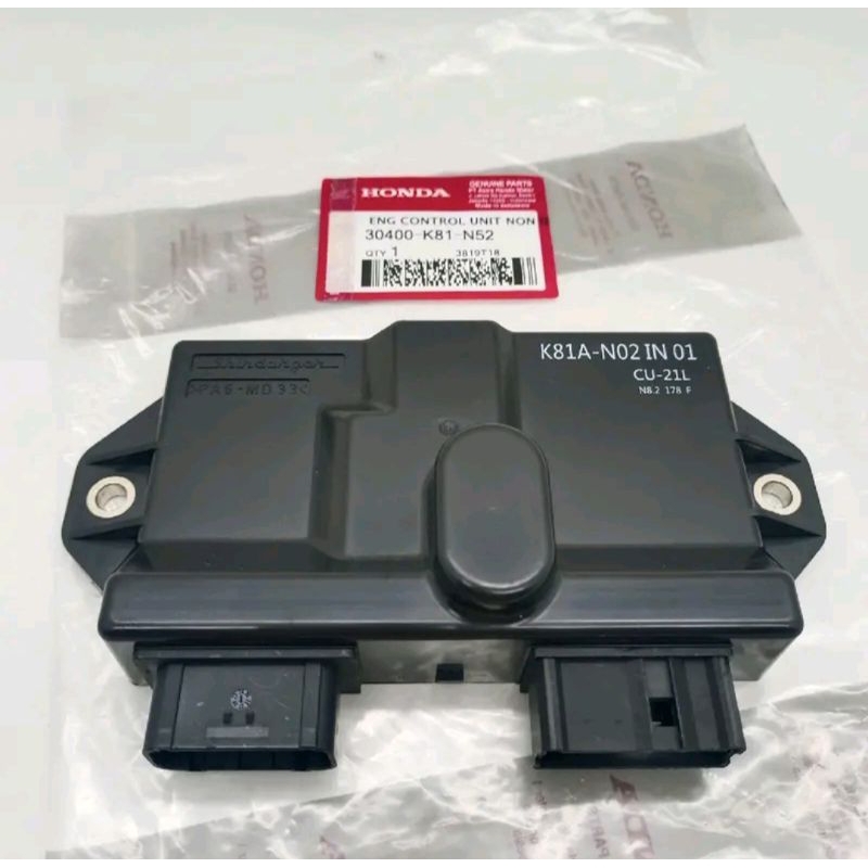 ECU ECM CDI ( K81) motor honda beat street / beat eco 2016-2018 / beat street 2017-2019 non iss