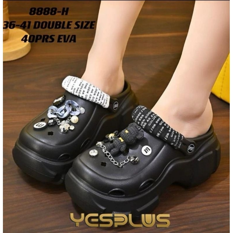 Sandal Kodok Cross/Sandal Wanita