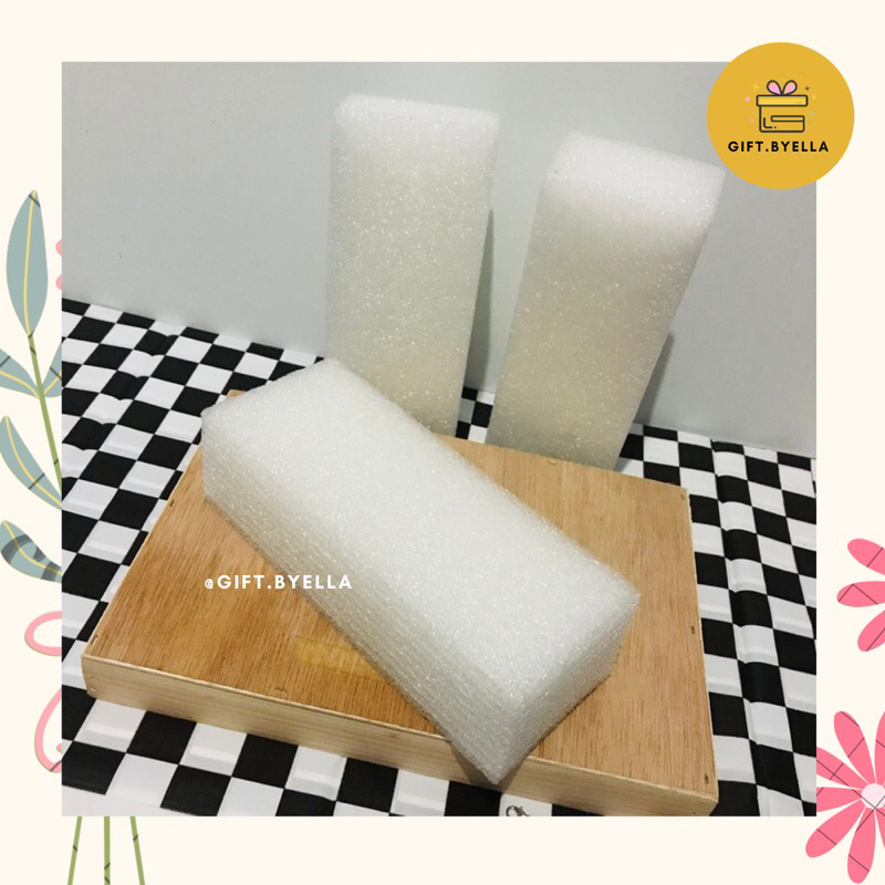 

FOAM BUSA BUNGA PUTIH| UKURAN 5x10x20