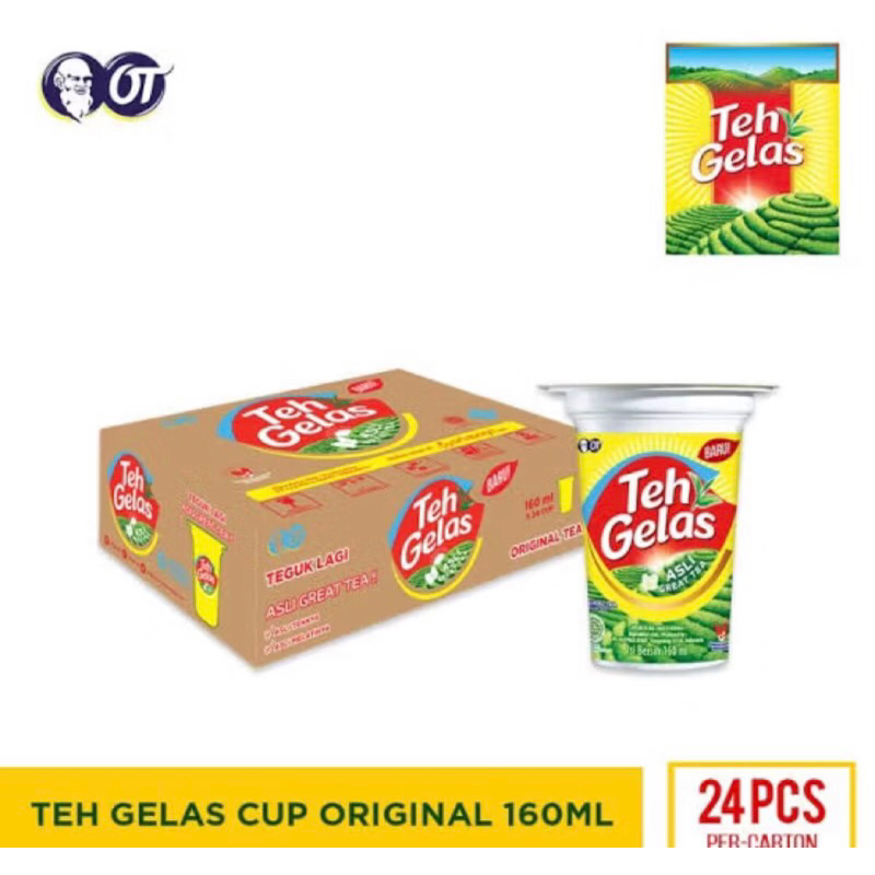 

Teh gelas 180ml