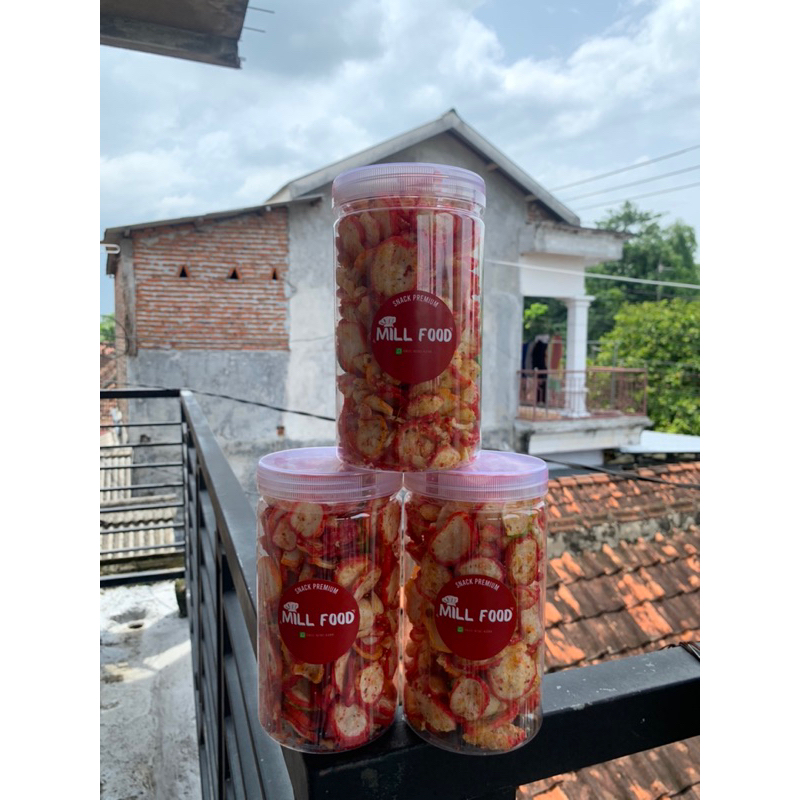 

MILL FOOD - Krupuk Seblak Kering Pedas Daun Jeruk Kemasan 200gr