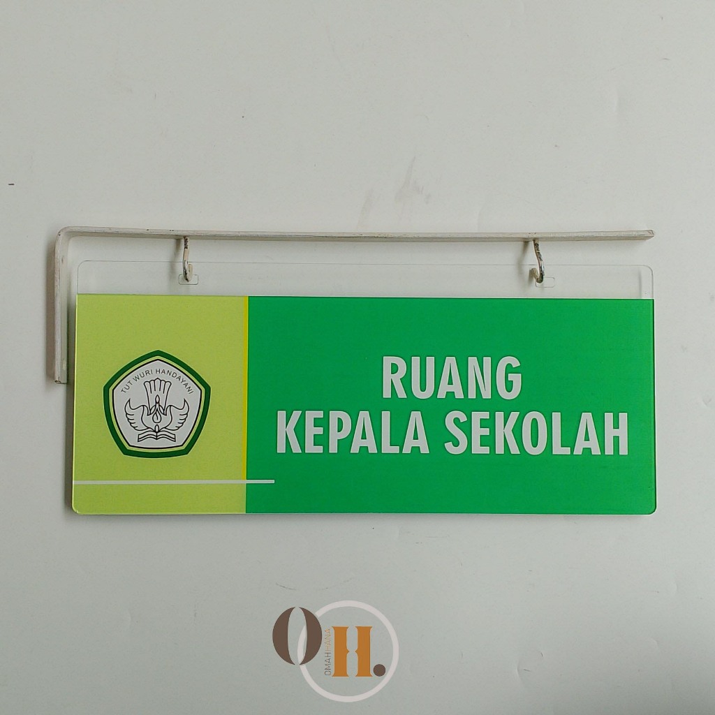 

Akrilik Gantung Ruang Kepala Sekolah - Ruang Kepsek - Nama Ruang Sekolah