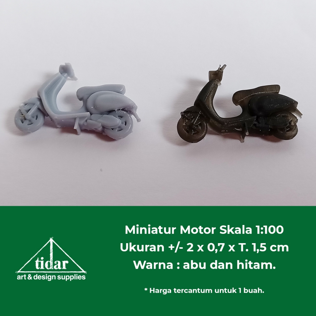 

[MR] HB - Miniatur Sepeda Motor Skala 1:100 - Maket Skuter / Scooter