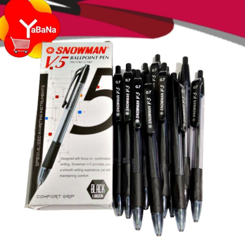 

Pen Pulpen Snowman V5 Fine Point 0,7mm 12pcs