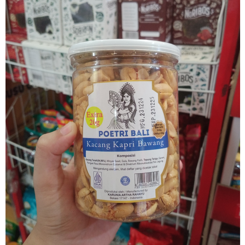 

KACANG KAPRI BAWANG BY PUTRI BALI 320 GR