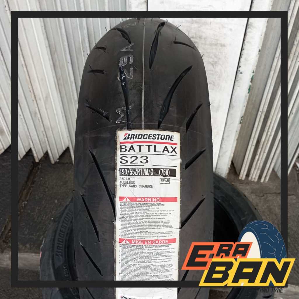 BAN LUAR BATTLAX S23 190 55 RING 17 TUBELESS SPORT