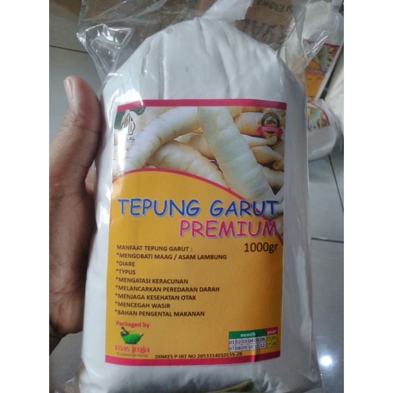 

Tepung Irut tepung Garut premium bagus untuk lambung 1000 gram