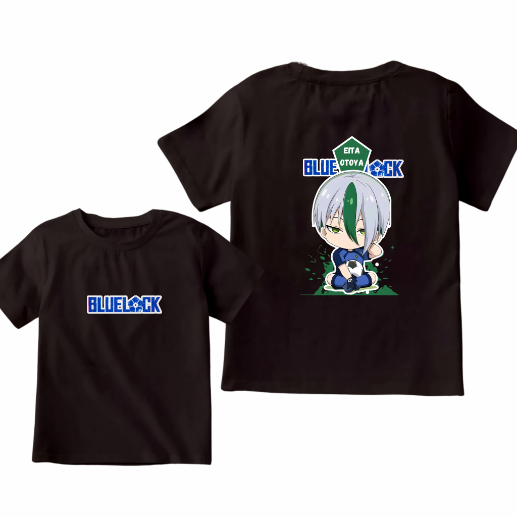 SHEKU T-Shirt Anak Blue Lock Eita Otoya DB 1-12 Tahun