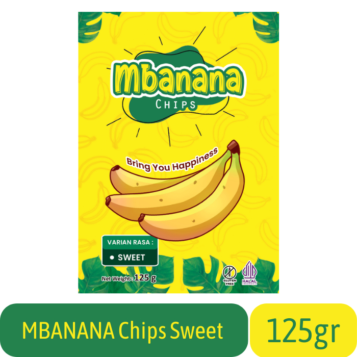 

Mbanana Chips Keripik Pisang Sehat Varian Sweet
