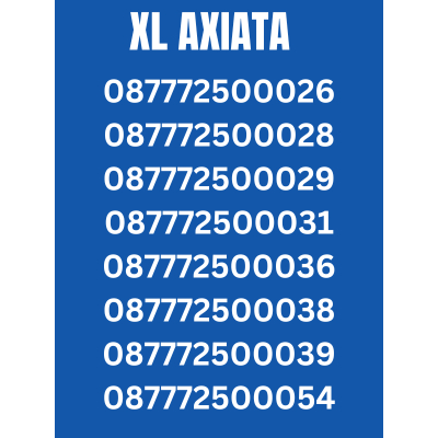 Nomor Cantik XL Nomor double triple XL