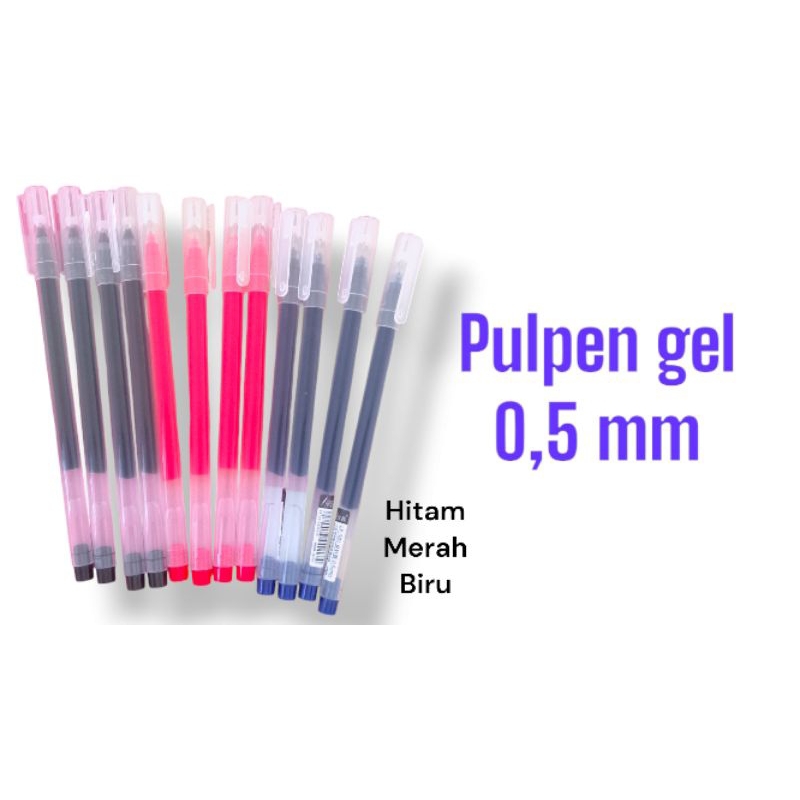 

pulpen bolpoin gel 0,5 mm