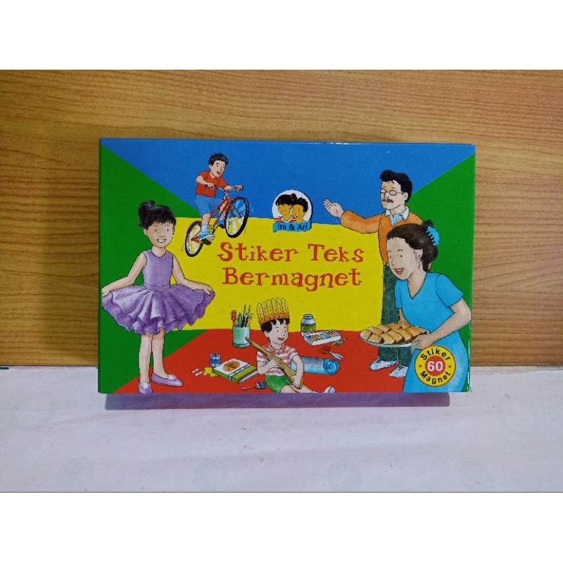

Stiker teks bermagnet ira & ari