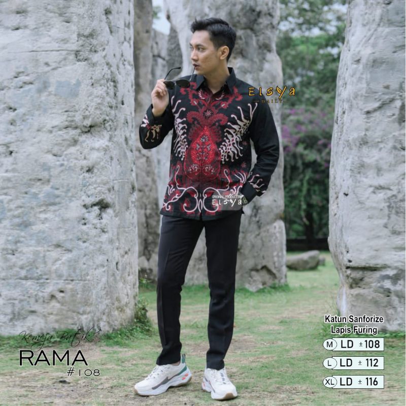 kemeja batik pria lengan panjang 3
