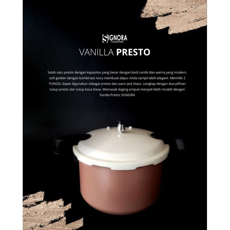 Signora Presto Vanila 11lt /Presto Kompor Signora