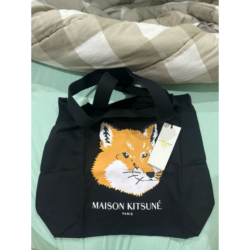 Maison Kitsune Fox Head Tote Bag