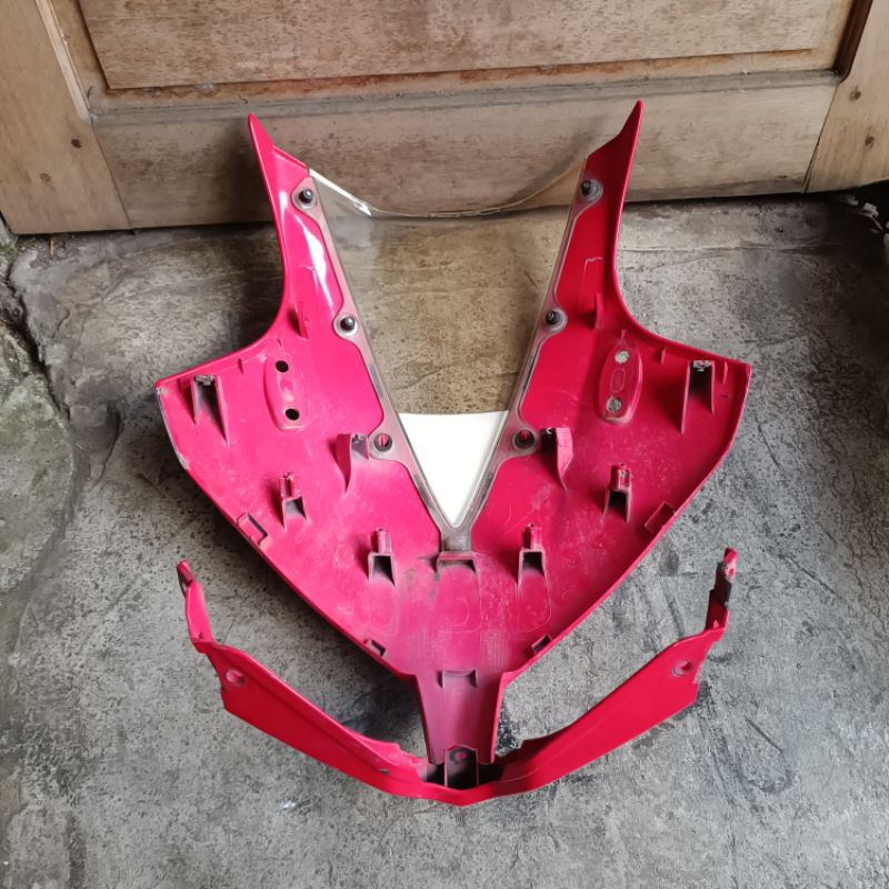 panel dasi dada depan kedok visor honda cbr150r lokal old k45a original copotan motor