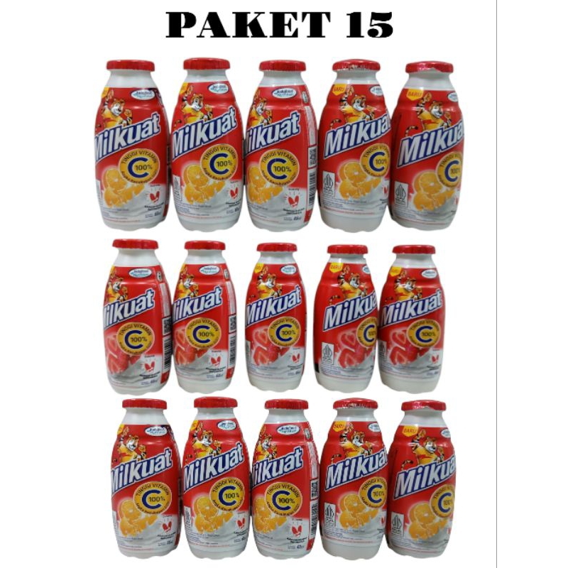 

paket 15 milkuat botol 65ml