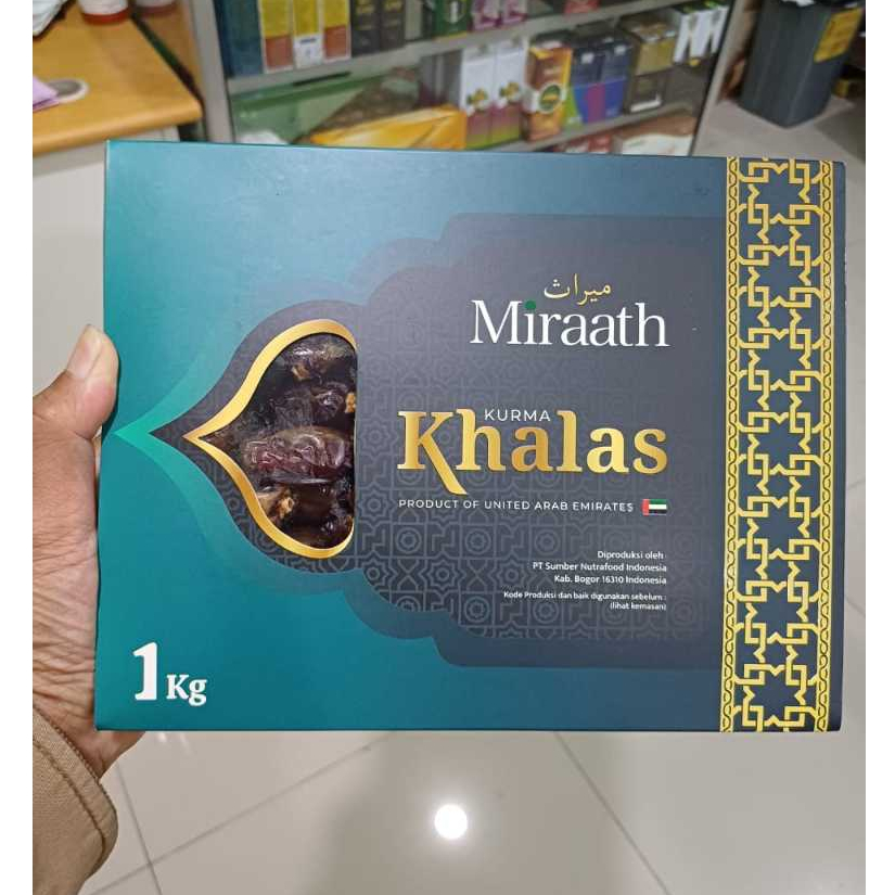 

Kurma Khalas Miraath dari Uni Emirat Arab - 1 kg