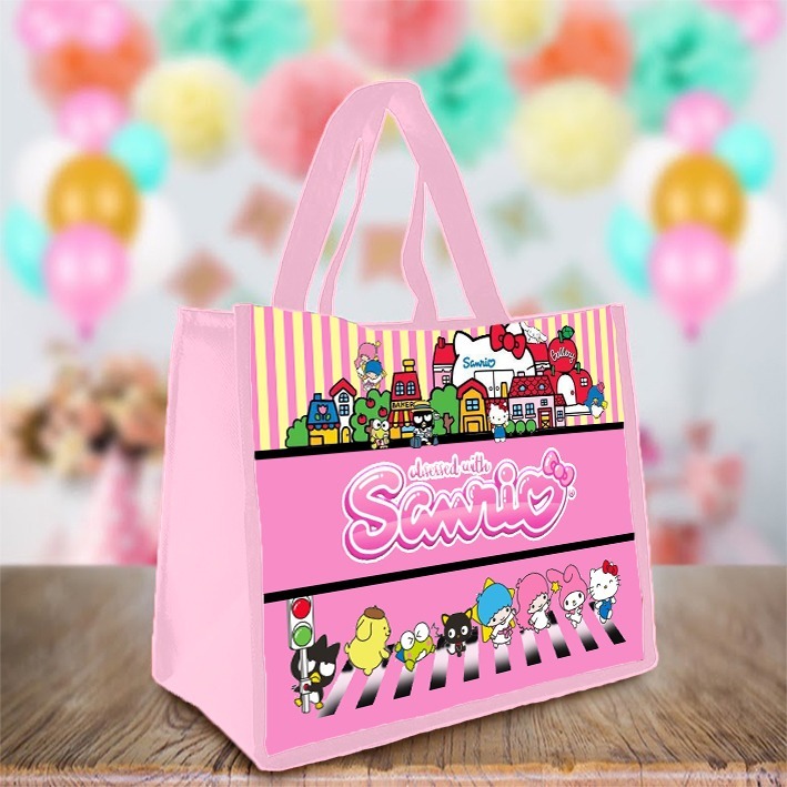 

Tas Souvenir Ultah TEMA SANRIO Goodie Bag Cute Size KFC/NASI KOTAK