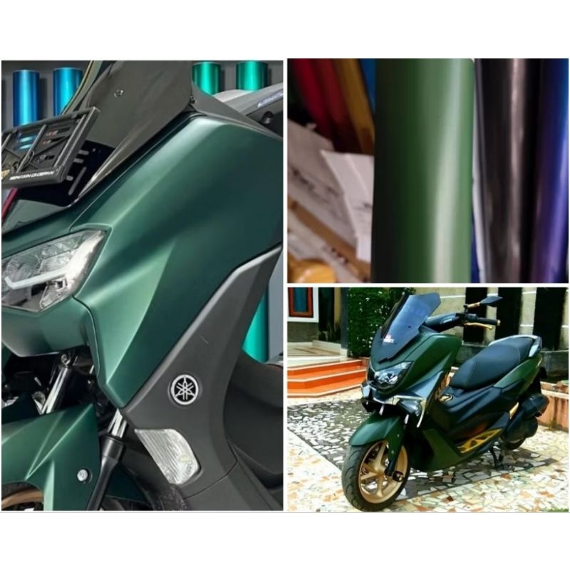 Ready stok skotlet hijau army DOF stiker skotlet dark green stiker skotlet hijau army