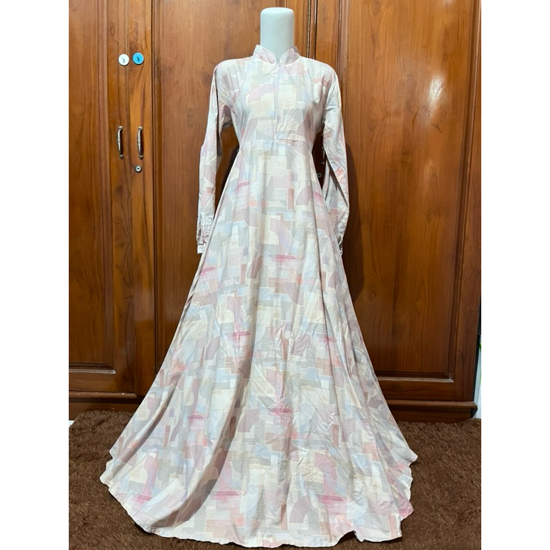 prelove sabilla abstrack peach by atelier angelina