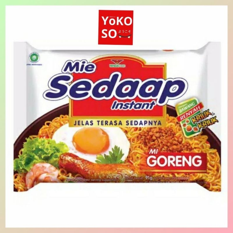 

YOKOSO Mie Sedaap Goreng 10 pcs Sedap Mie Instan Instant
