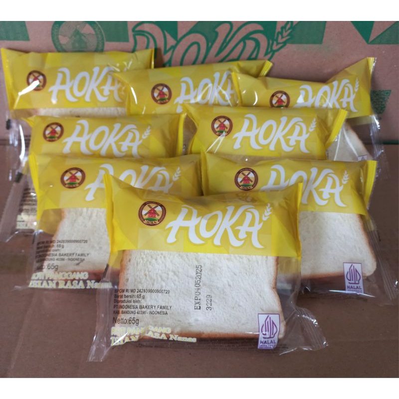 

RB (Aoka Panggang isi 10 ) Roti Aoka Panggang Lembut