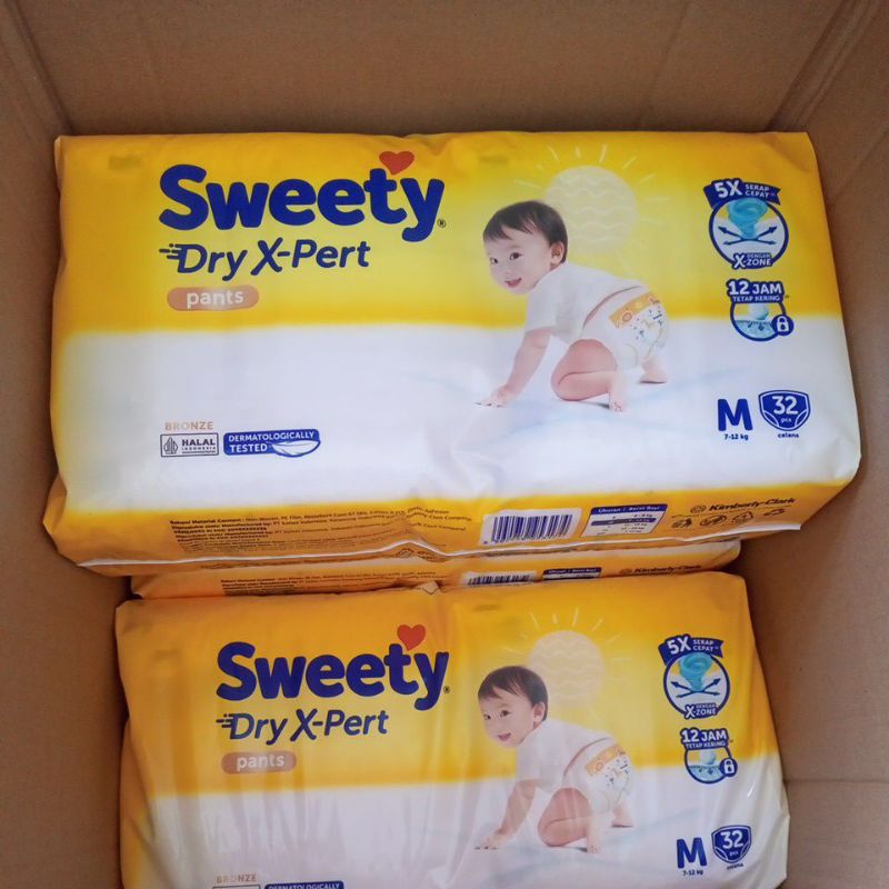 Pampers sweety bronze size M