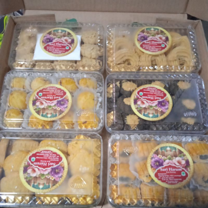 

PROMO PAKET LEBARAN KUE SARI HARUM KUE KERING PAKET DIAMOND ISI 6 TOPLES