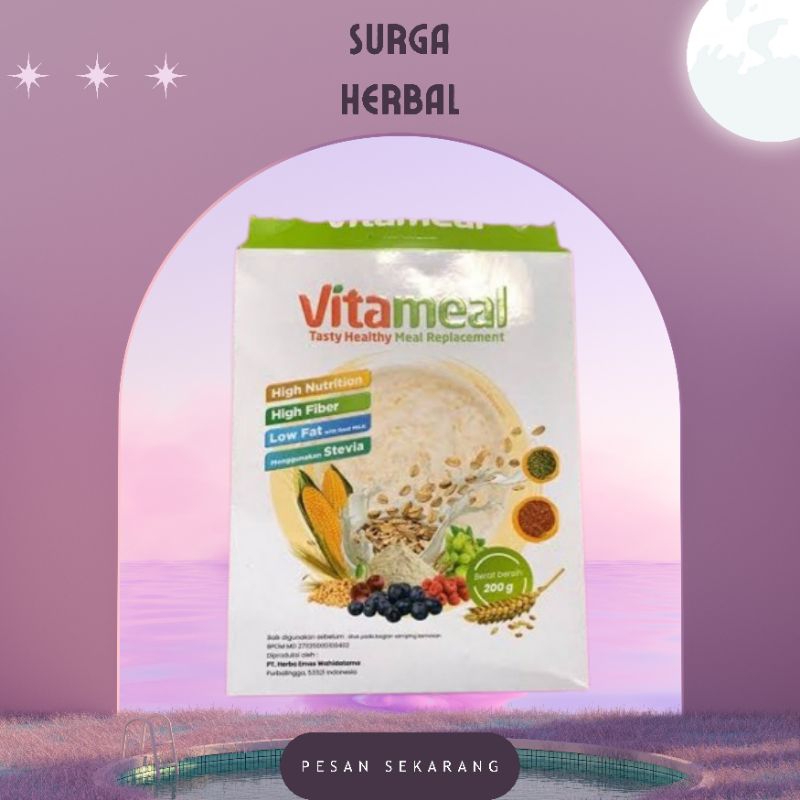 

ORIGINAL VITAMEAL- Sereal Sehat Bantu Turunkan Gula Darah Dan Diabetes