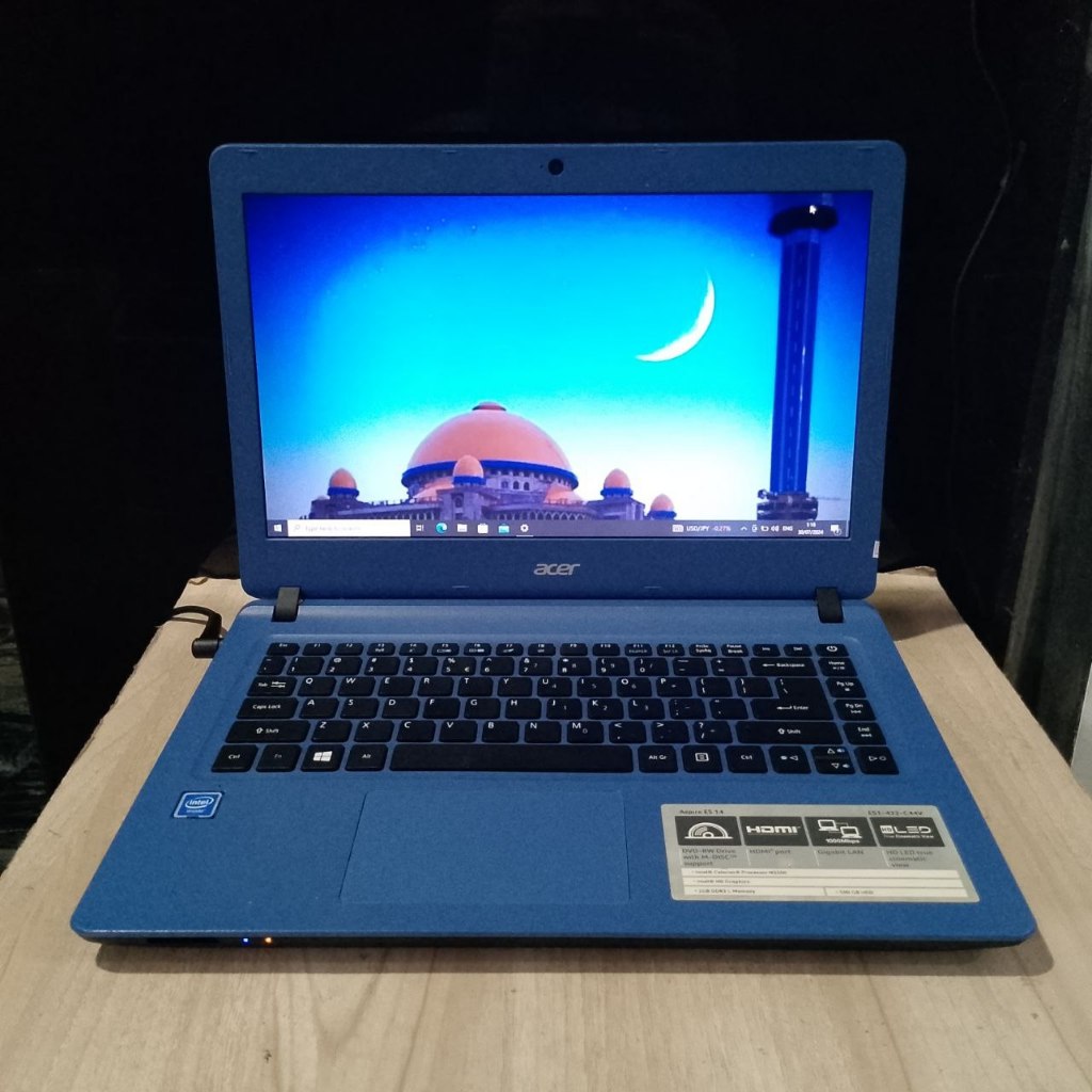 Acer Aspire ES1-432 Intel Celeron N3350 Ram 4Gb Ssd 256Gb Laptop Murah-Laptop Bekas-Laptop Gaming-La