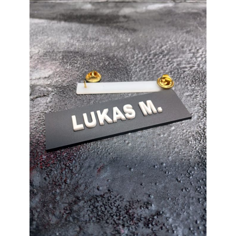 

NAMETAGE BESAR STANDART TNI | NAMETAGE UKURAN BESAR | NAMETAGE TNI