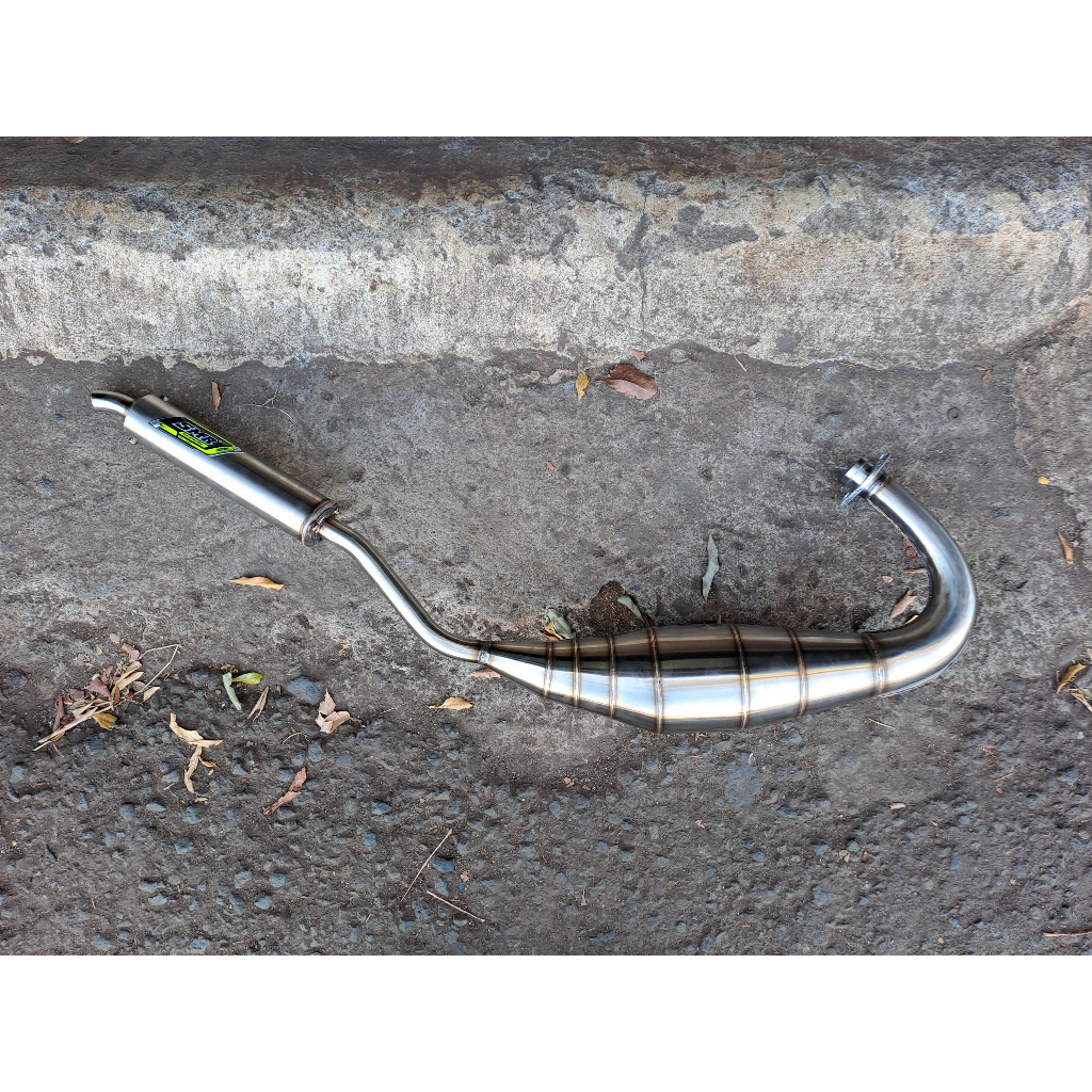 Knalpot SMR Ninja R Cobra Stainless - Leher Plepet