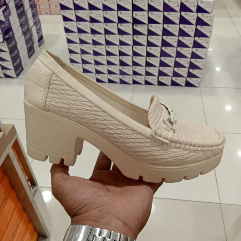 ST MORITZ SEPATU WEDGES CASUAL WANITA ORIGINAL