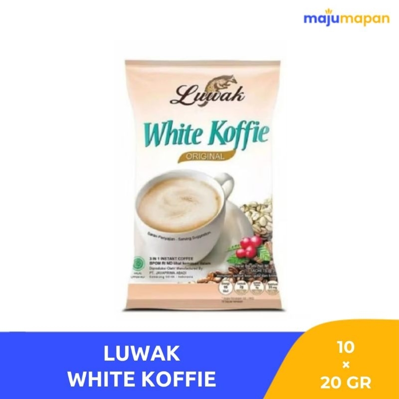 

Kopi Luwak White Koffie Renceng 10×20gr