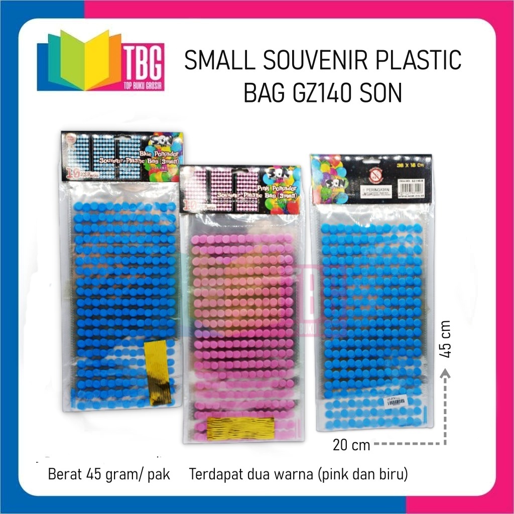 

1 PACK (10 PCS) SMALL SOUVENIR PLASTIC BAG SON PLASTIK SOUVENIR / PLASTIK SNACK ULANG TAHUN