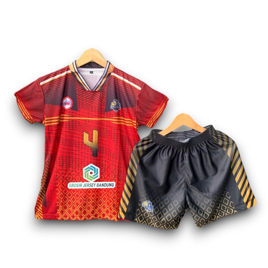 Jersey Voli Cewek Full Printing