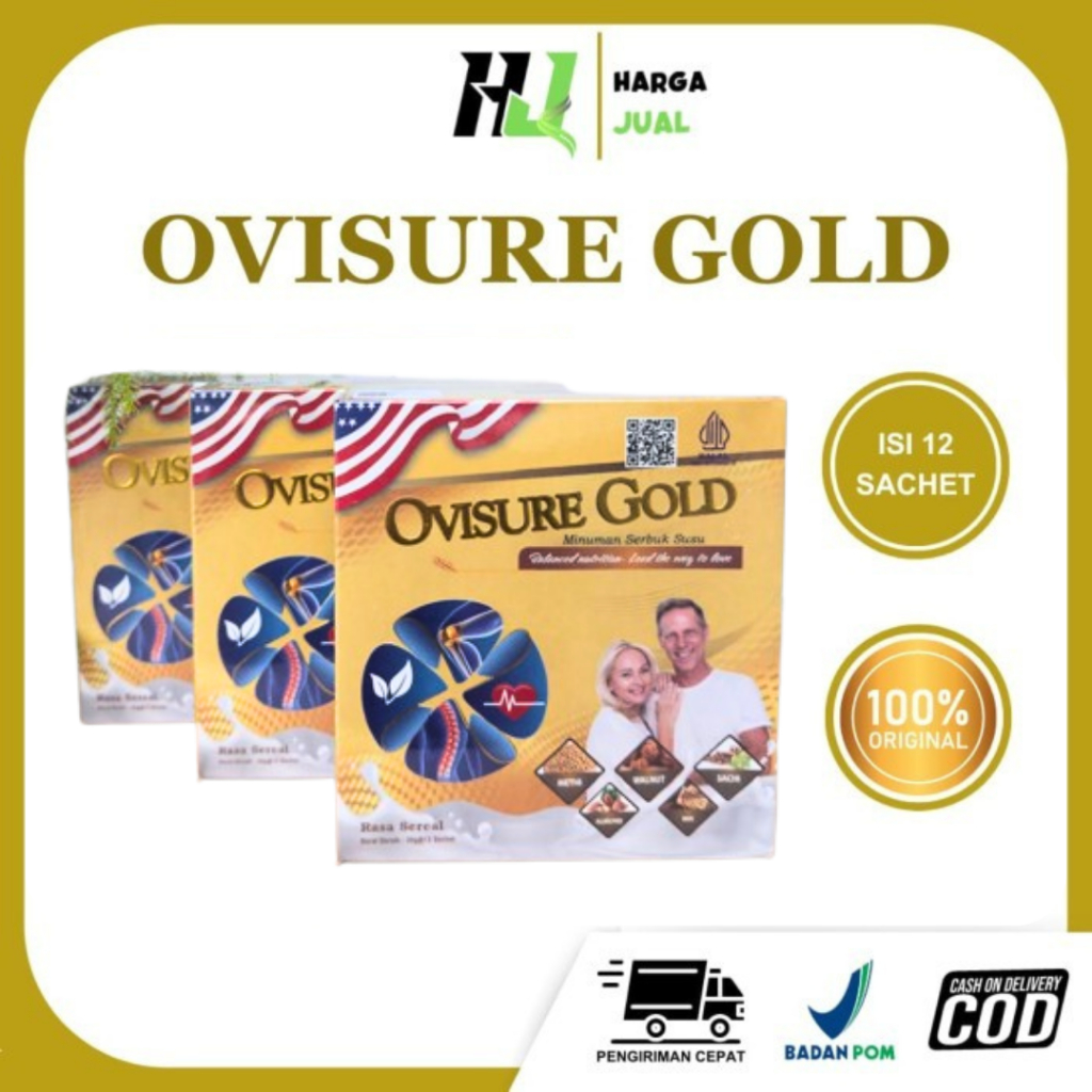 

OVISURE GOLD ORIGINAL SUSU VITAMIN TULANG DAN SENDI