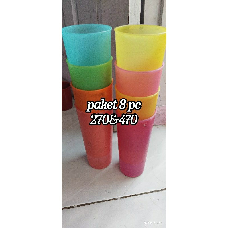 PAKET MURAH GELAS TUPPERWARE SECOND