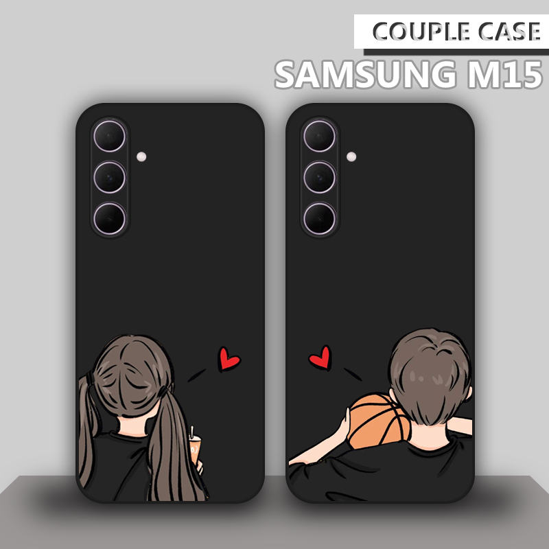 Casing Handphone Motif Couple Collection for Samsung M15 - Case HP - Casing Couple - Romantis - Lucu