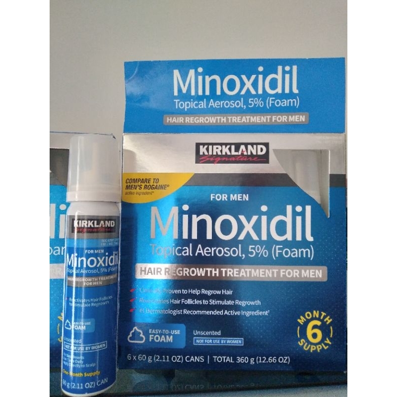 kirkland signature Minoxidil Topical aerosol 5% (foam) for men