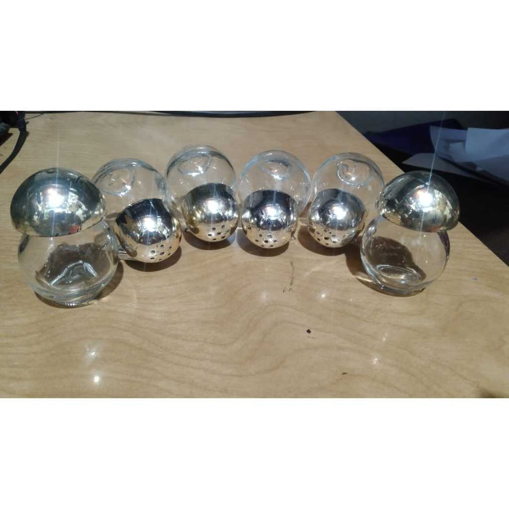 Tempat Lada Garam Kaca Kuno Jadul Antik