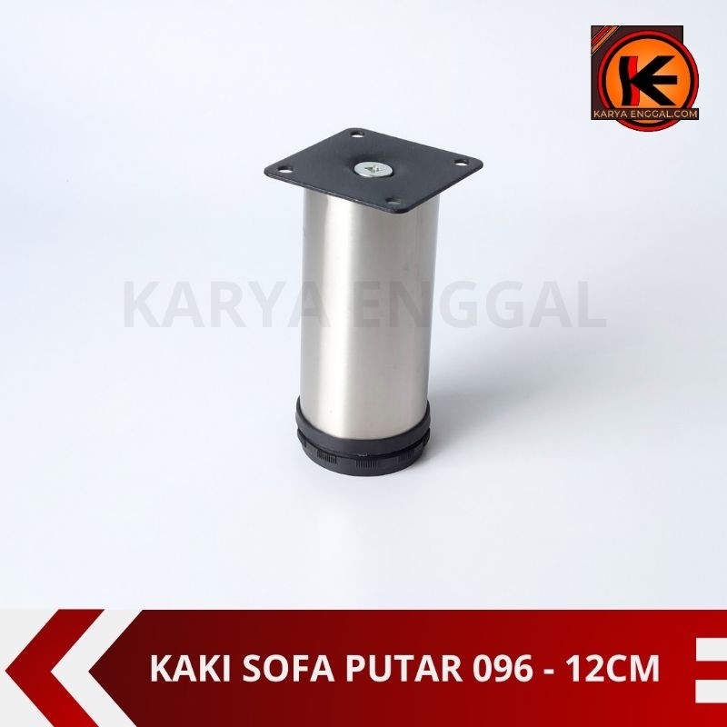 Kaki Sofa Bulat / Kaki Lemari Bulat Stainless SS / Kaki Sofa 12cm