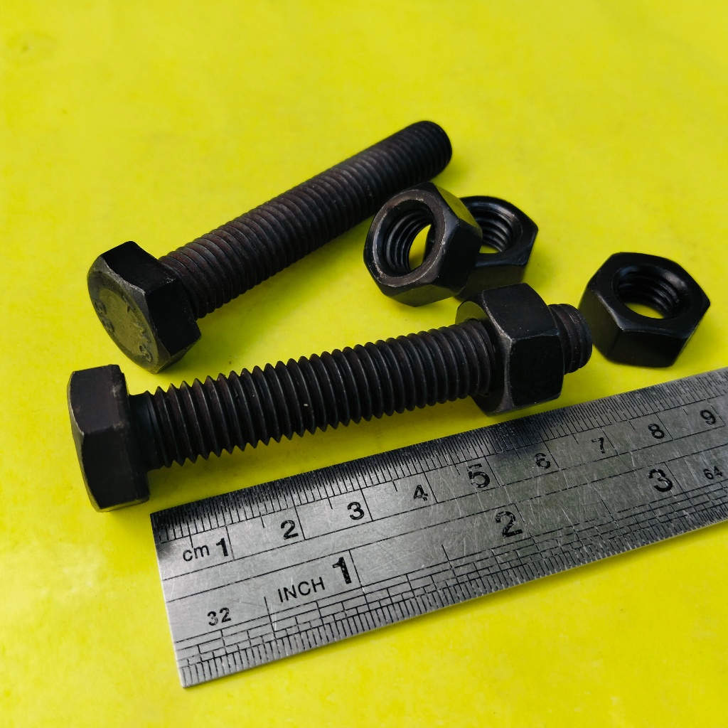 BAUT BAJA HTB 8.8 M16 X 70 FULL DRAT / BAUT 24 KUNCI 24 / BAUD FULL DRAT 24 / BAUT BAJA M16 X 70 HIT