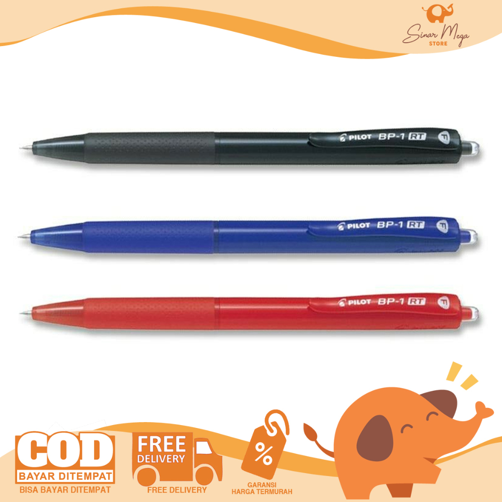 

DIJUAL SATUAN Pilot Pulpen BP-1 RT Pen Ballpen Ballpoint